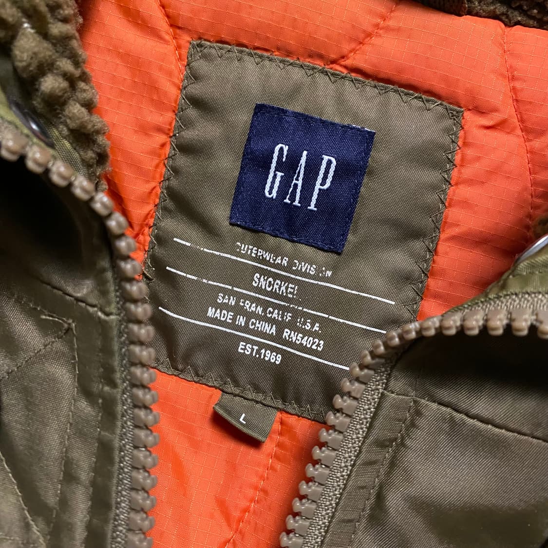 🌊90's GAP N-3B Parka 상품이미지10