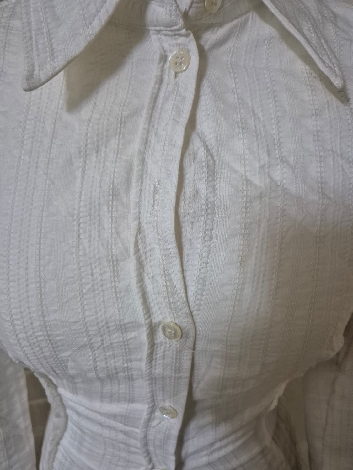 돌체앤가바나 레이스 화이트 셔츠 상품이미지2