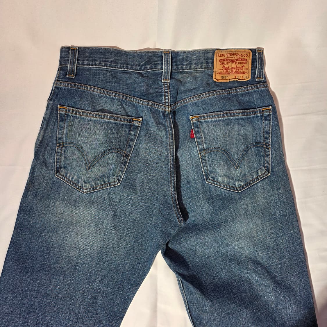 [W33L34]00s 리바이스 559 릴랙시드 스트레이트핏 데님 팬츠 상품이미지6