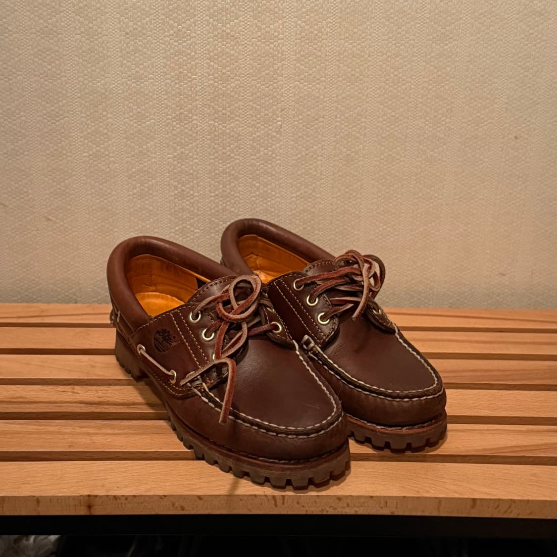 팀버랜드 3아이 보트슈즈 브라운 225 상품이미지1