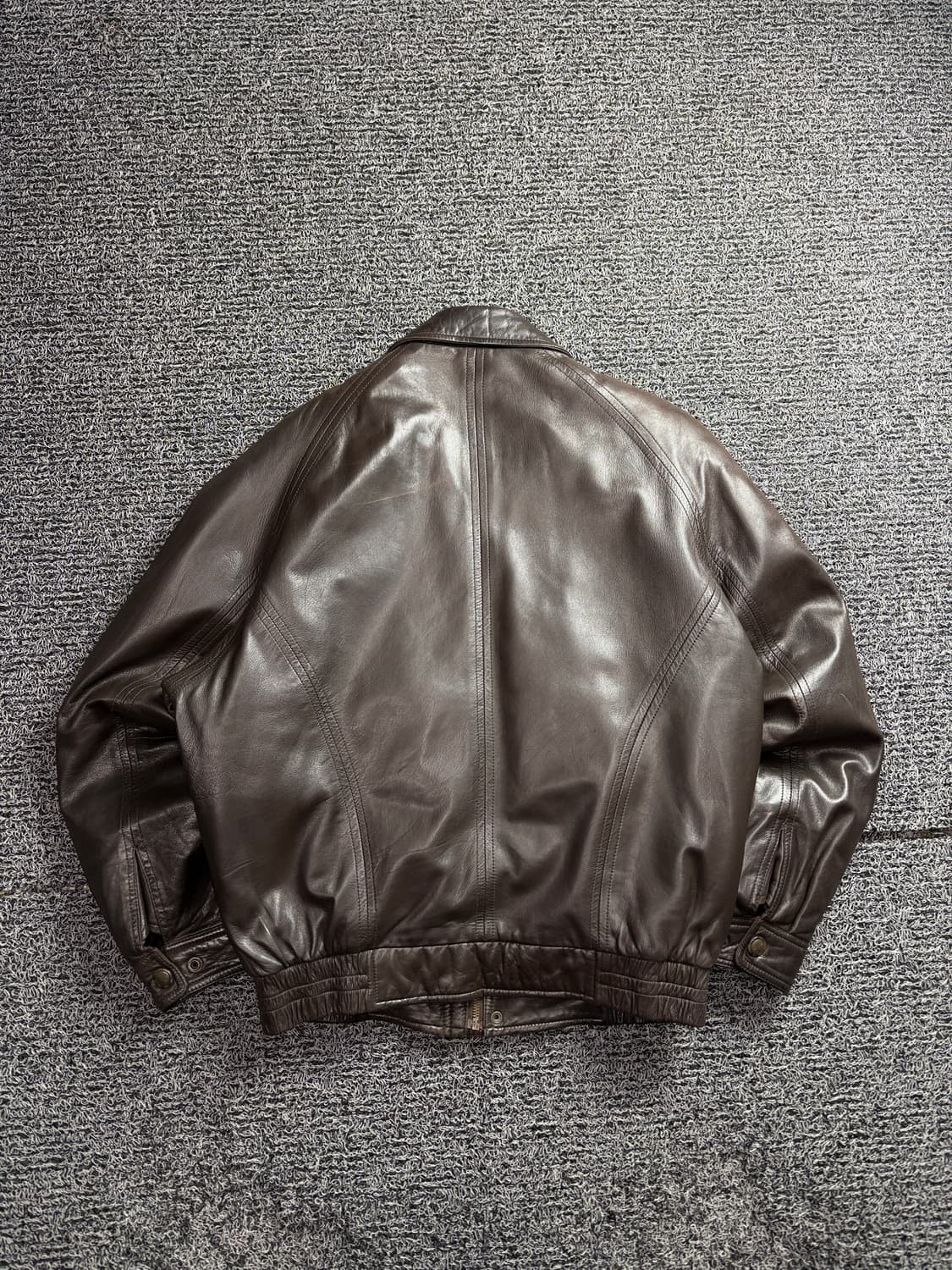 빈티지 아카이브 비건 레더 봄버 자켓 2849 상품이미지4