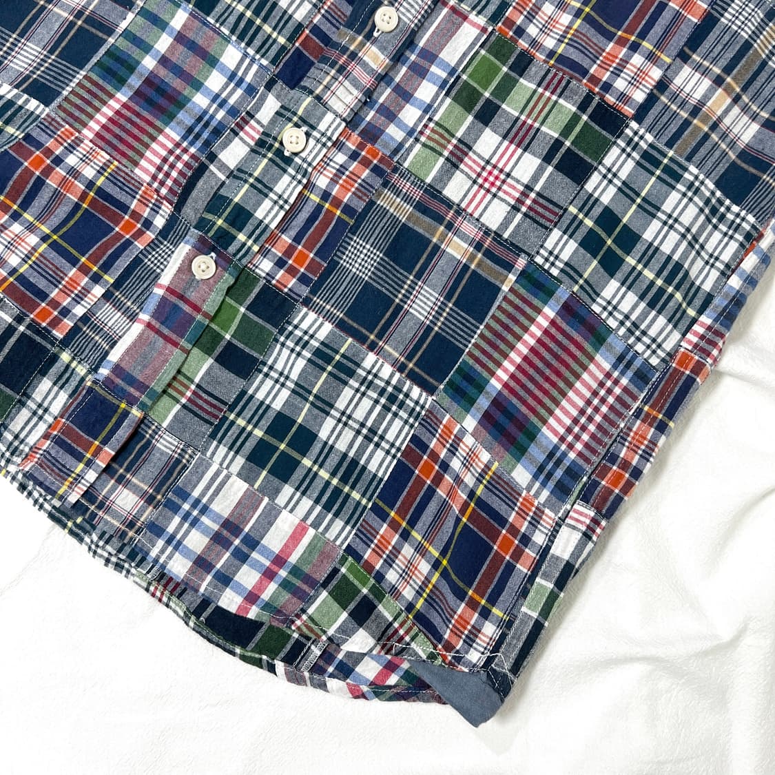 check-patch shirt 상품이미지5