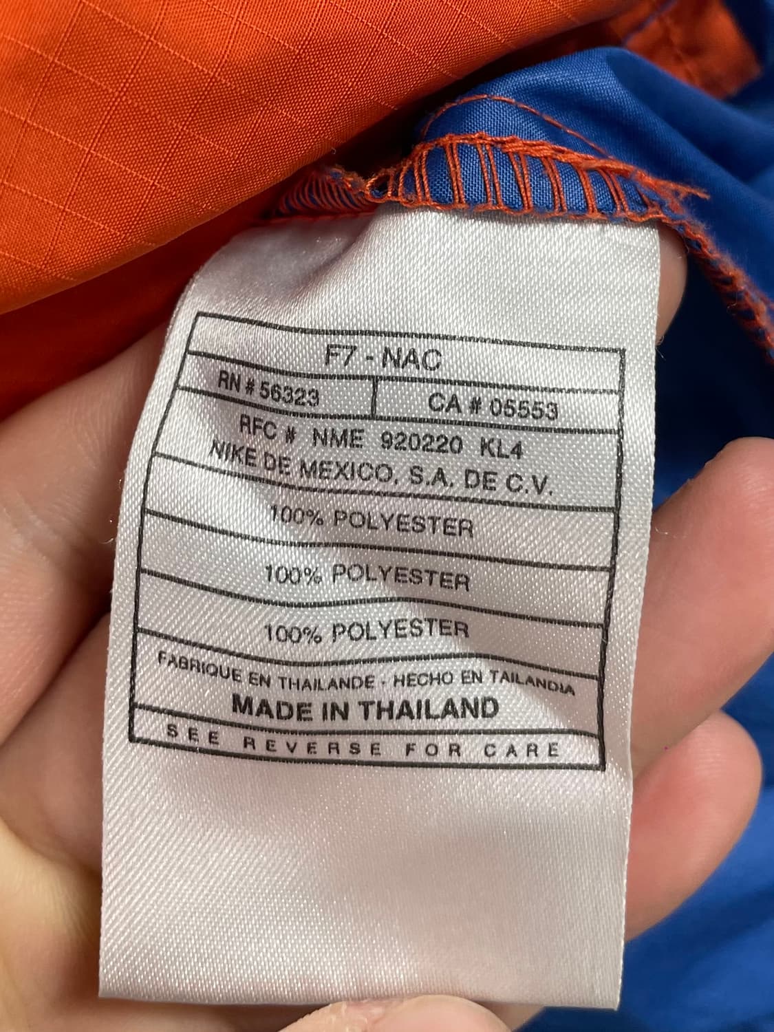 90s 나이키 ACG 오렌지 올드 바람막이 (on.73) 상품이미지9