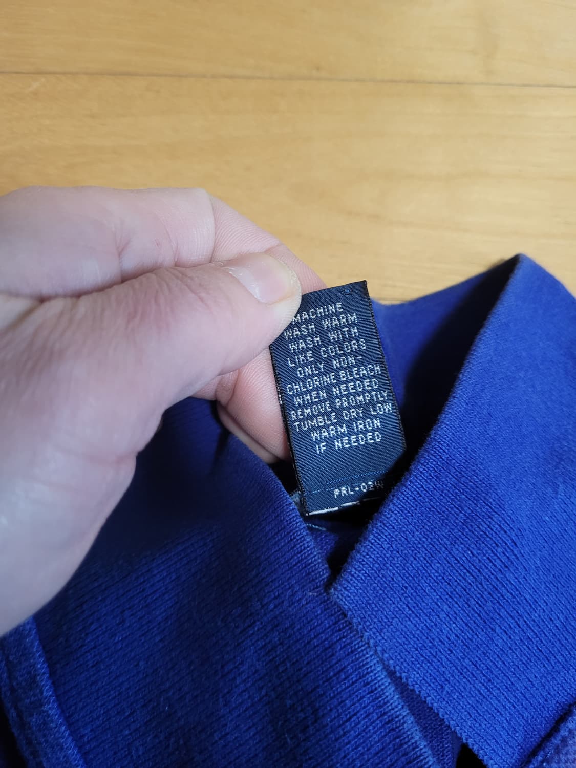 정품 폴로 랄프로렌 블루 반팔 카라티 상품이미지3