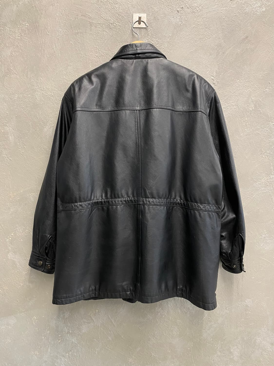 [L-XL] 90s Vintage 빈티지 소가죽 레더 코트 상품이미지6