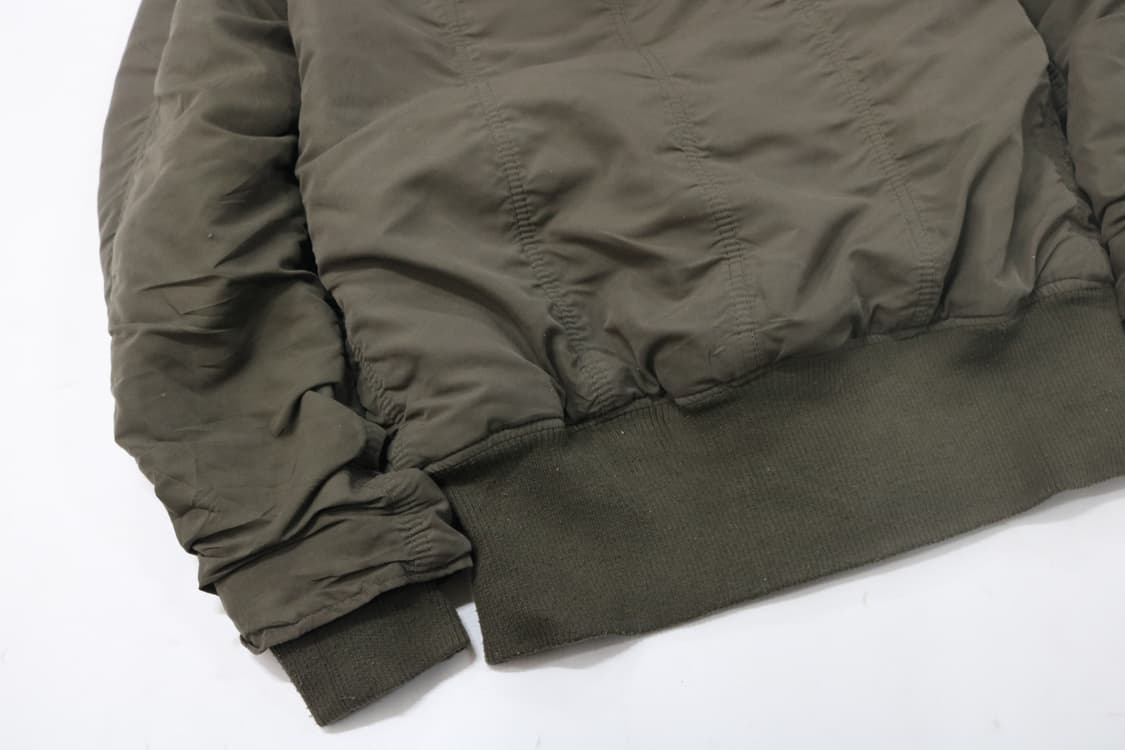 PENDORA 빈티지 카키 밀리터리 후드 퍼 보머 자켓 (L) 상품이미지7