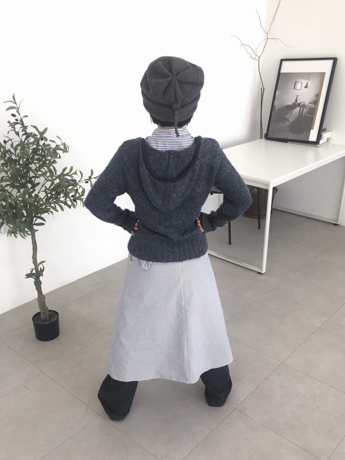 Hatual stripeee set 상품이미지3