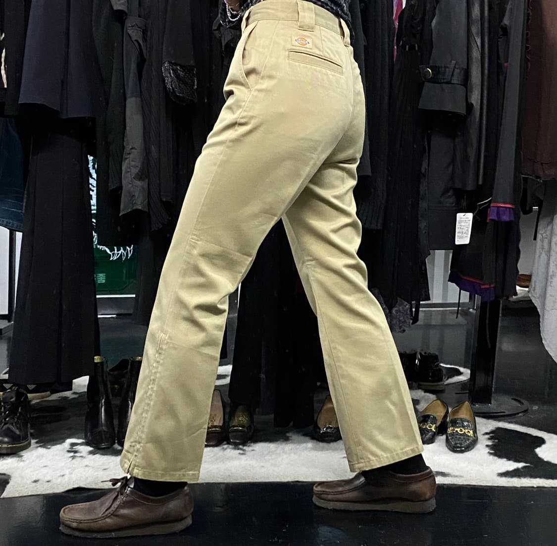 Dickies 옆지퍼 디테일 부츠컷 면팬츠 상품이미지1