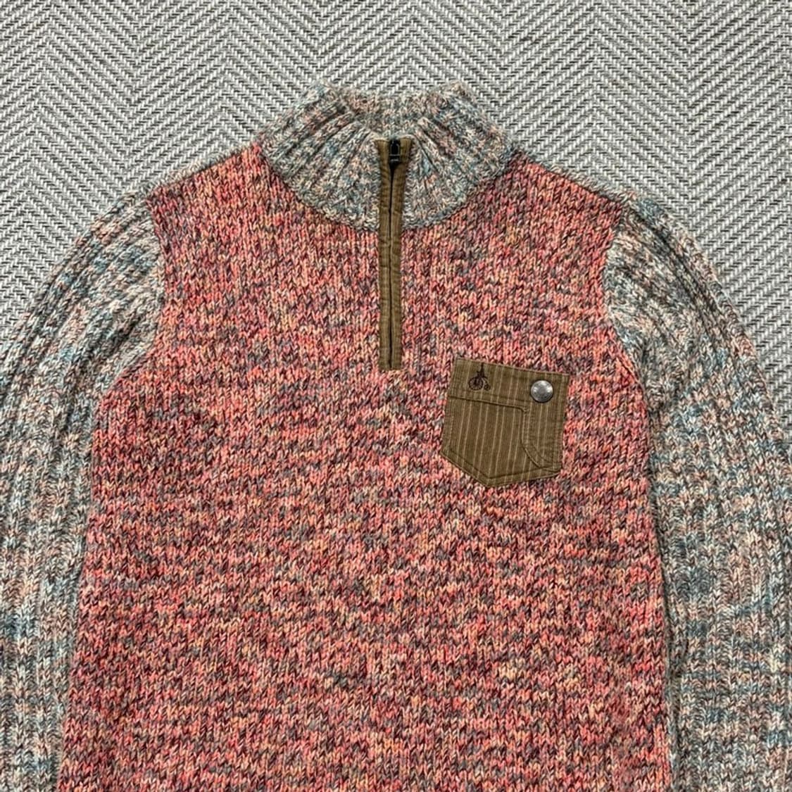 빈폴 스포츠 울 블렌드 하프집업 니트 v2055  상품이미지3