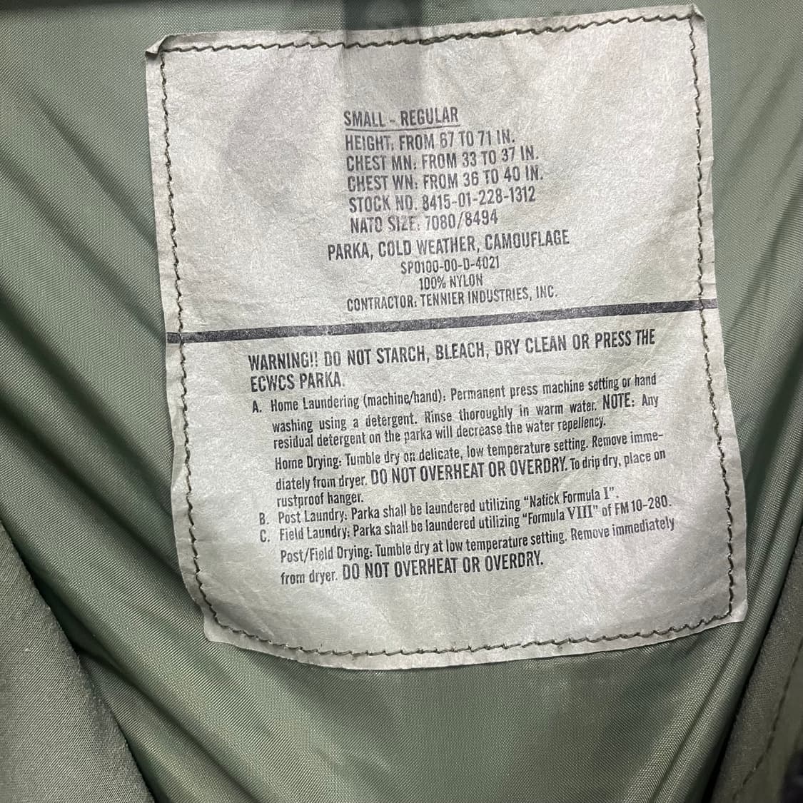 미군 고어텍스 후드 자켓 상품이미지2