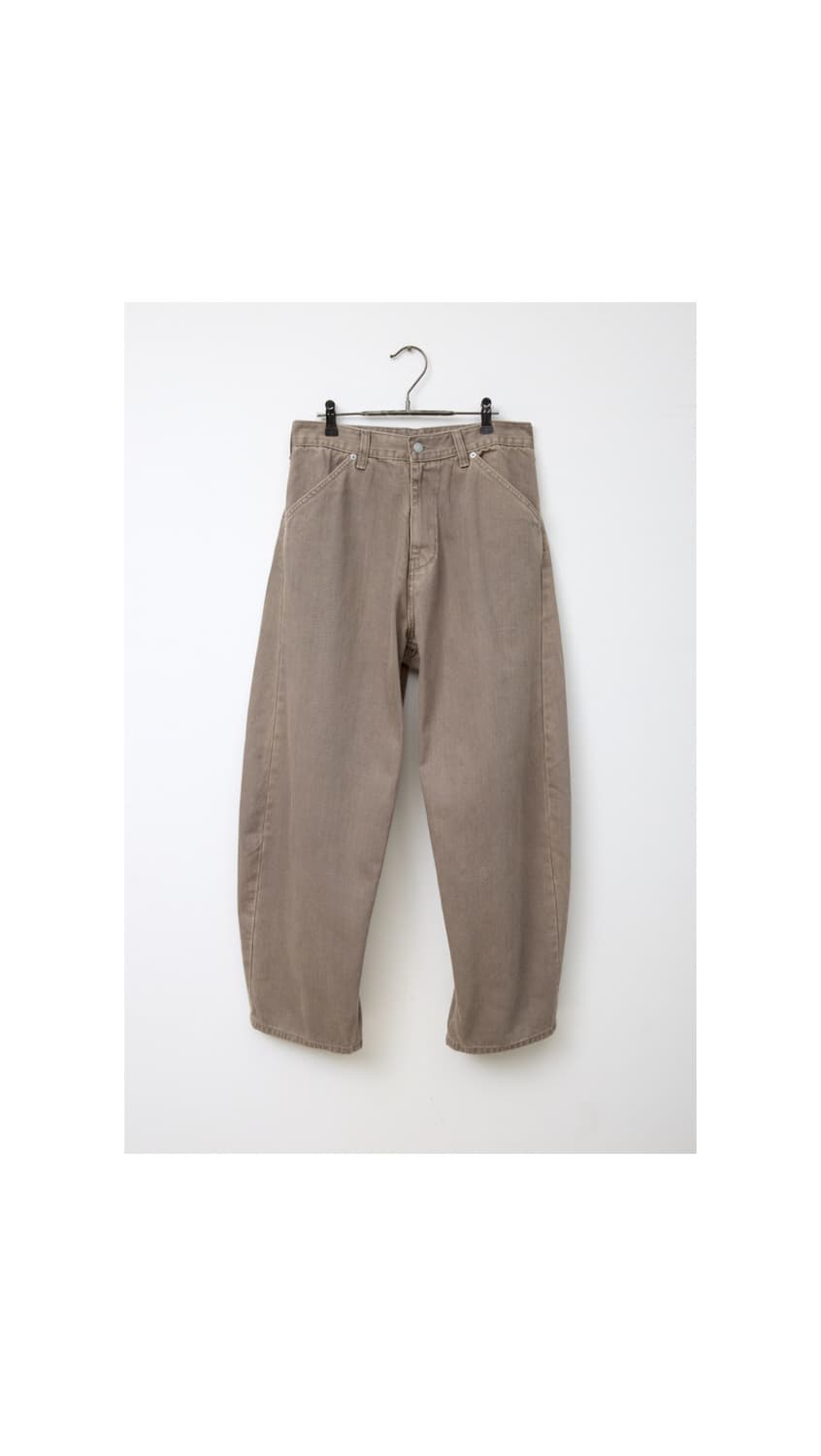 [3] 해칭룸 커브진 워시드 베이지 상품이미지1