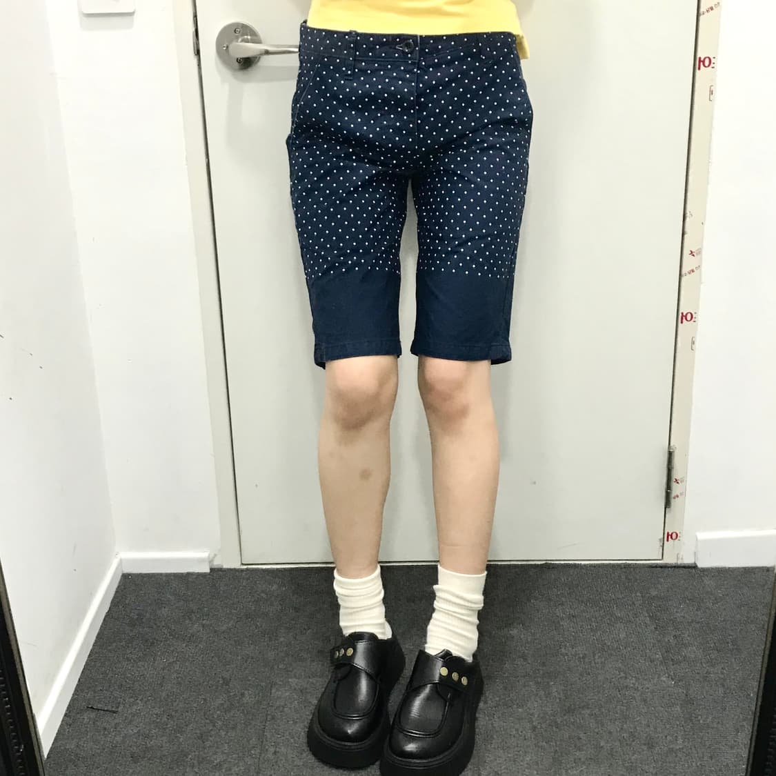 리바이스 땡땡이 도트 반바지 카프리 팬츠 상품이미지1
