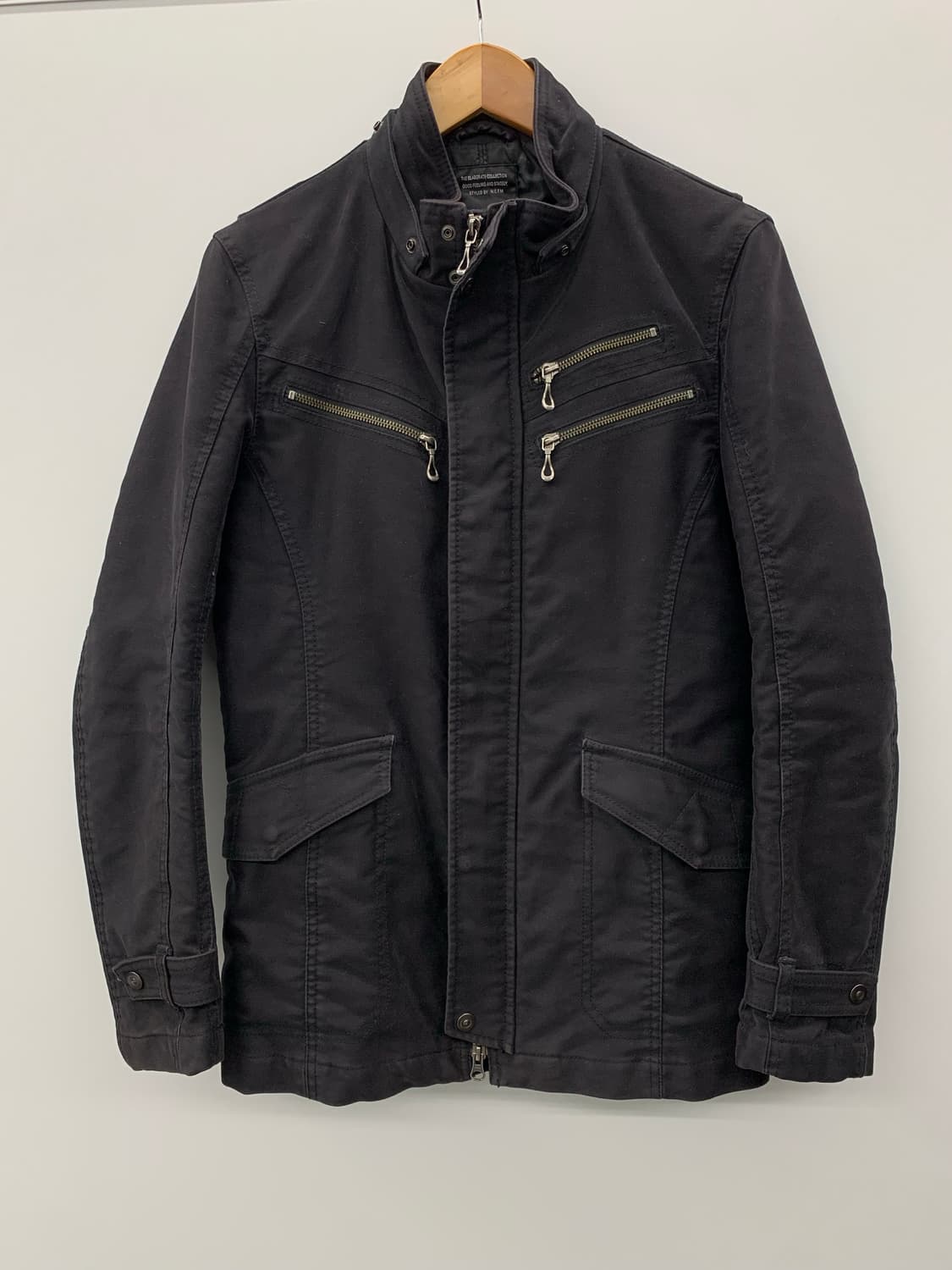 니콜클럽 바이커 하프 자켓 상품이미지3