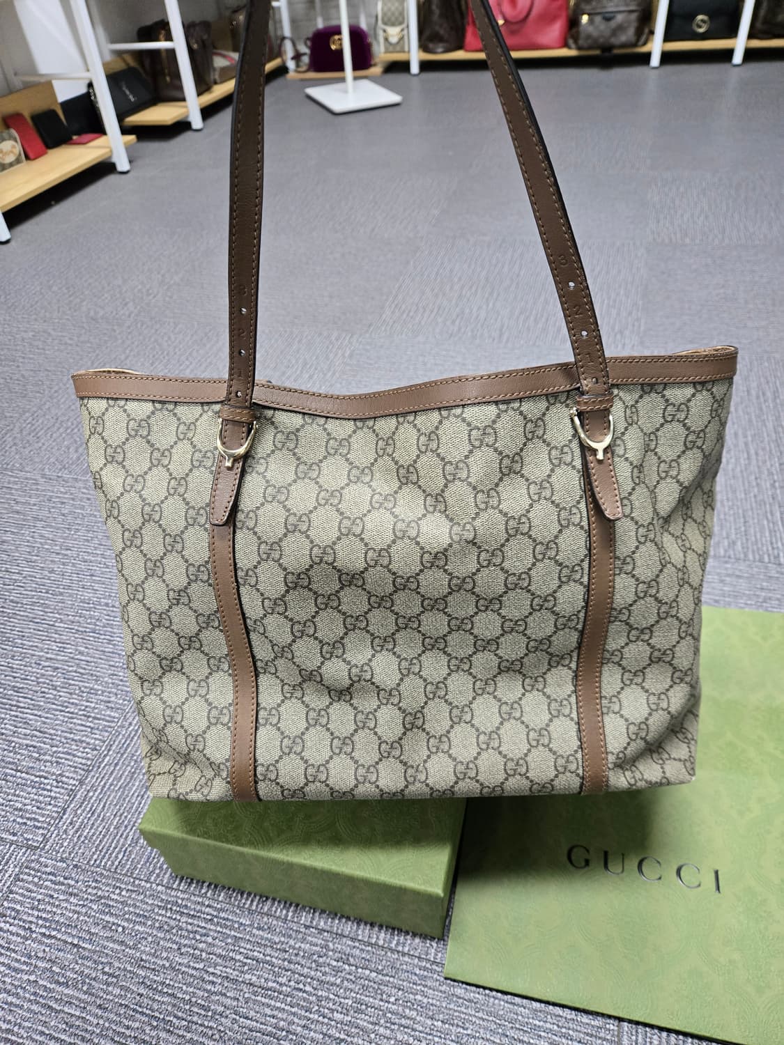 [특가][정품] 구찌 시그지처 숄더 토트백 상품이미지2