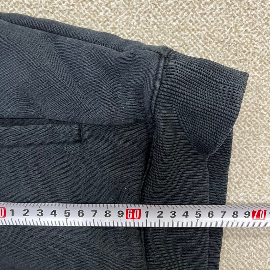 [L] 스파이더 블랙 기모 블록 긴팔 후드 티셔츠 0114M1 상품이미지6