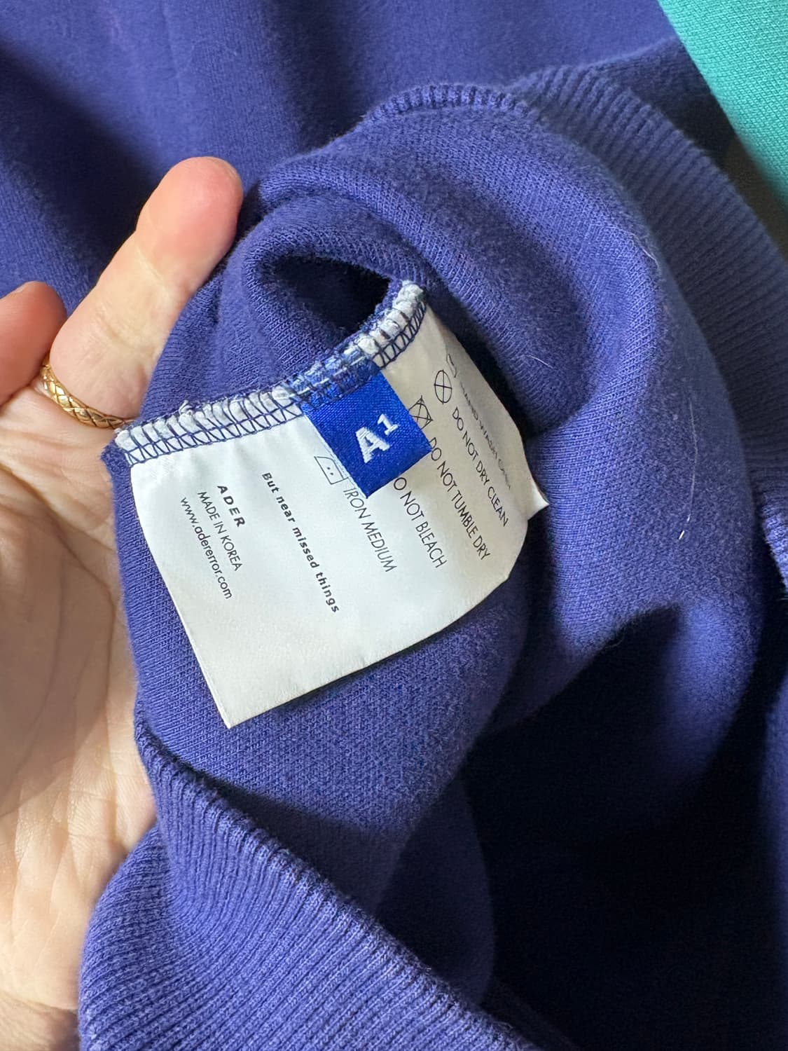 Ader error 스컬프처 로고 후드 자켓 a1 상품이미지6