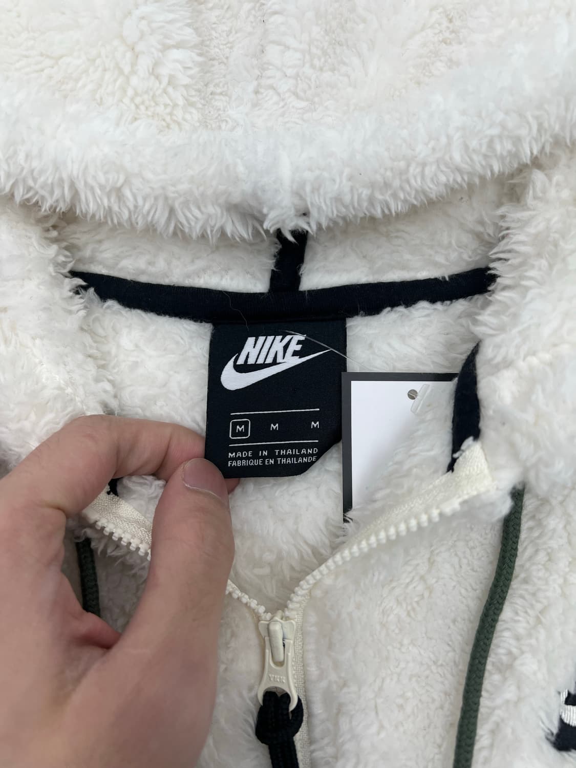 나이키 배색 후드 자켓 상품이미지3