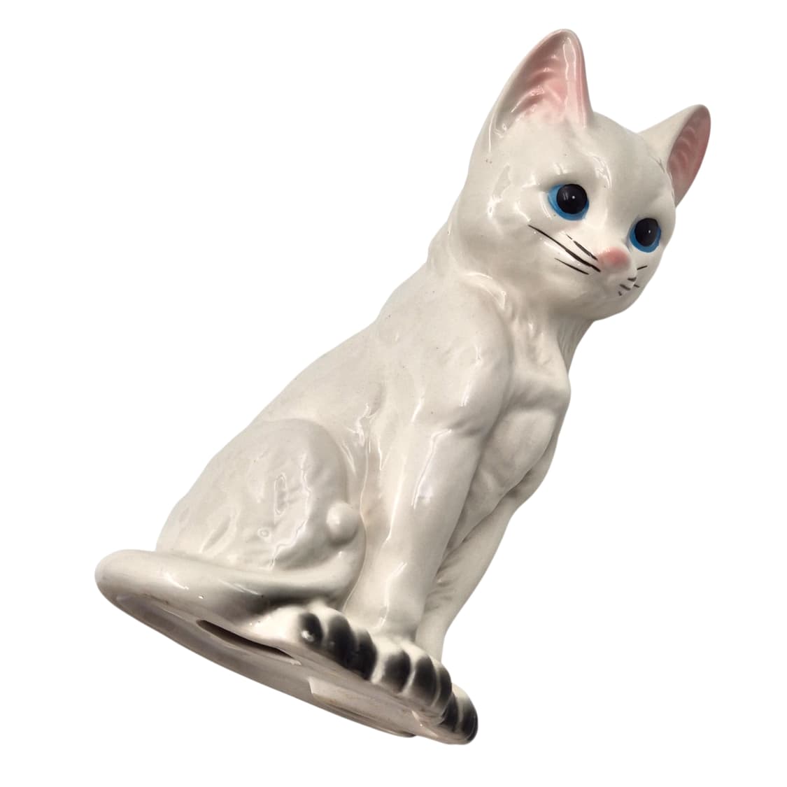 80s 카토 핸드메이드 포셀린 아기 고양이 장식 상품이미지5