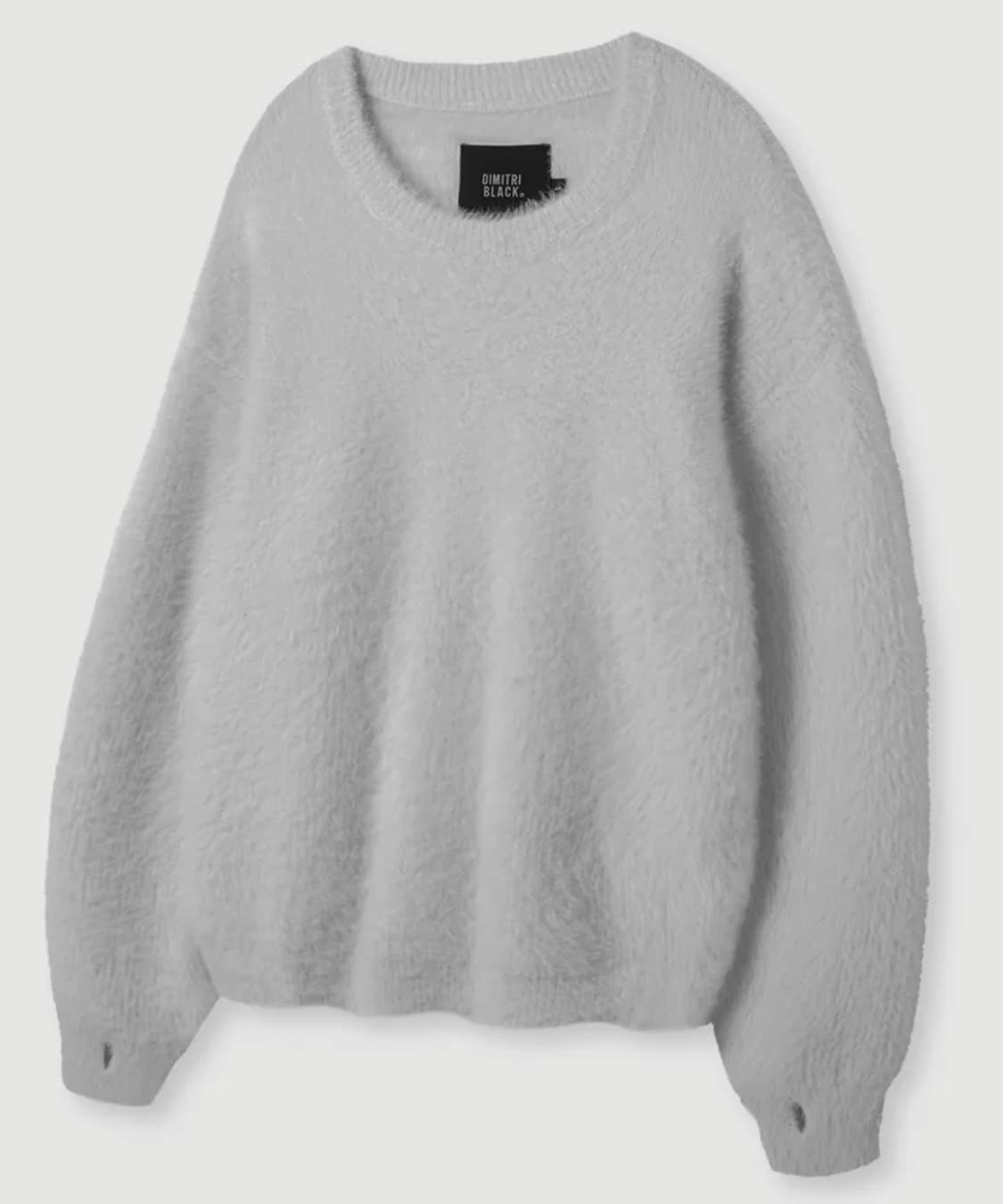 디미트리블랙 에센셜 헤어리 니트 L 상품이미지4