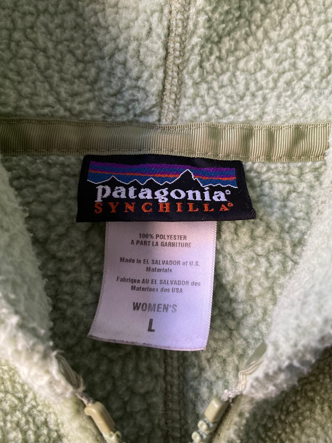 00s Patagonia Synchilla Lime Fleece Hood 상품이미지9