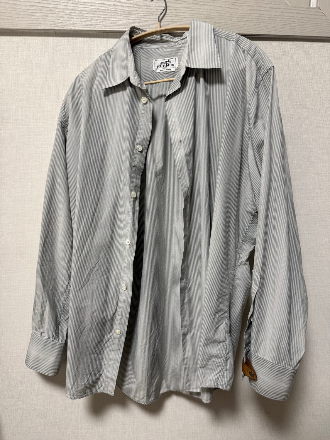 에르메스 레더 커프스 셔츠 상품이미지1