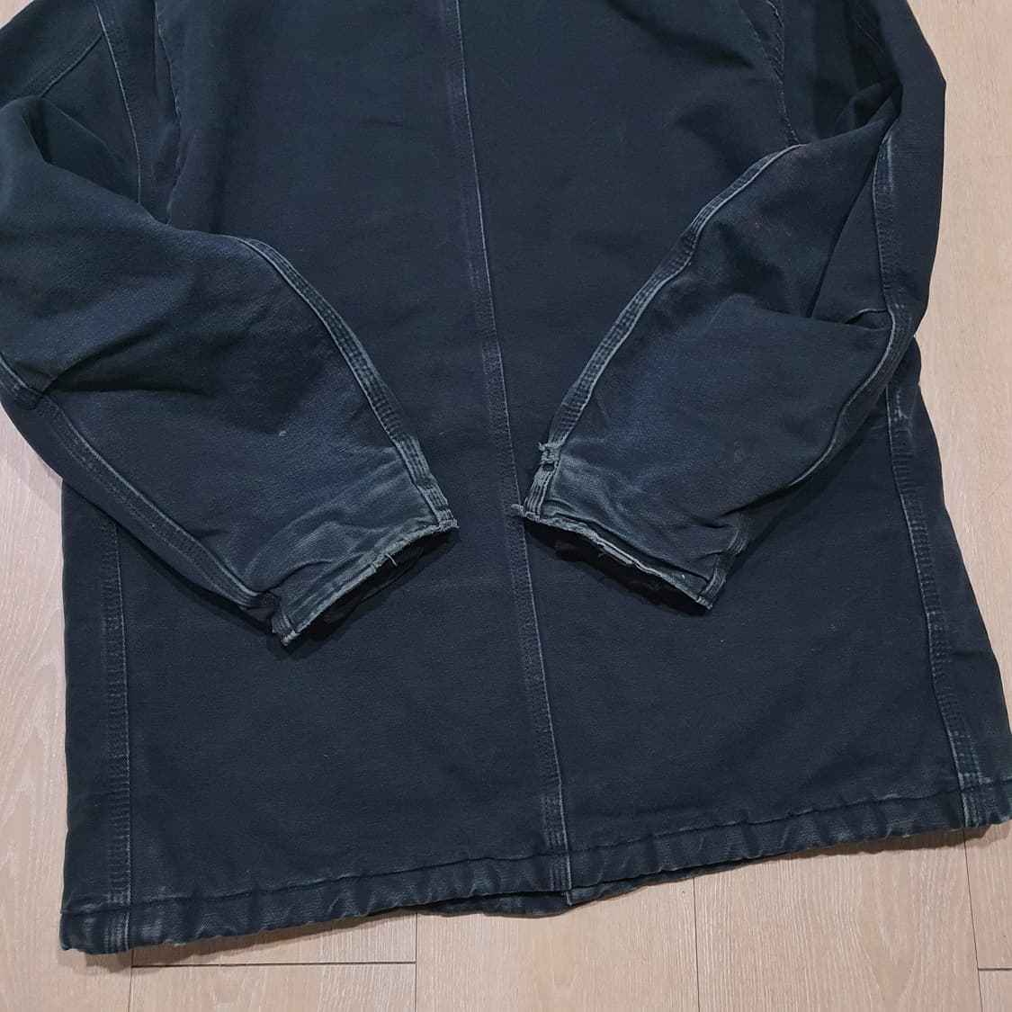 칼하트 덕 퀼팅 코트 105-110 블랙 빈티지 상품이미지7