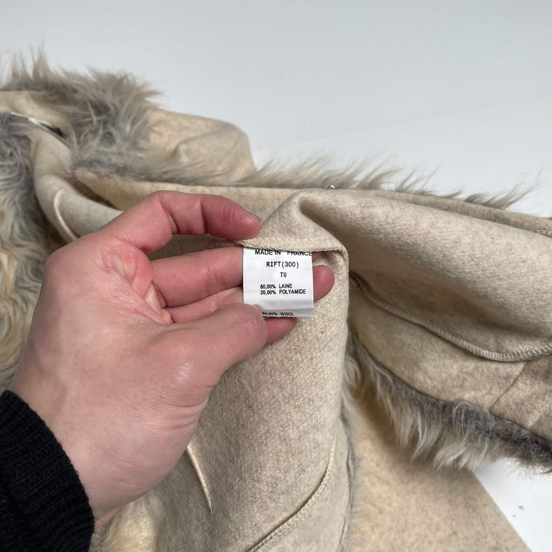 Morgan 울 블렌드 퍼 가디건 (france made) 상품이미지9
