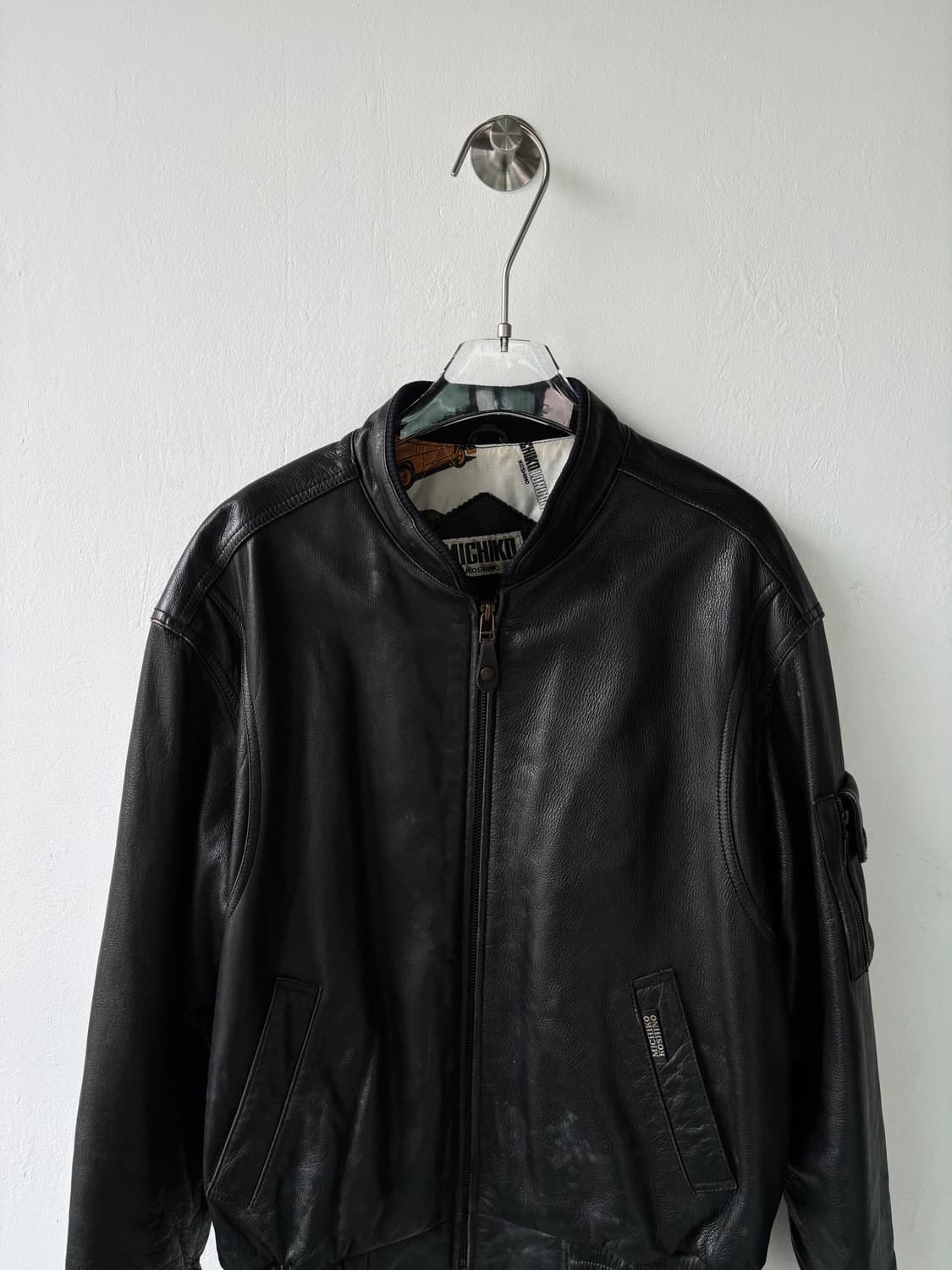 미츠코 런던 레더 바이커 상품이미지6