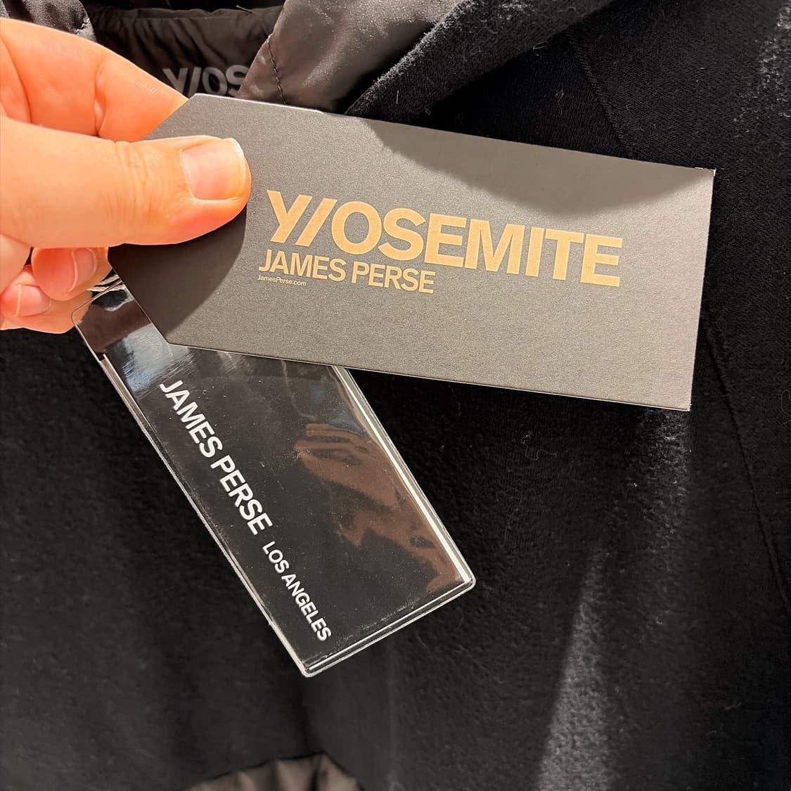 (정품/새상품) 제임스펄스 남성 블랙 풀오버 믹스 구스다운 후드 상품이미지5