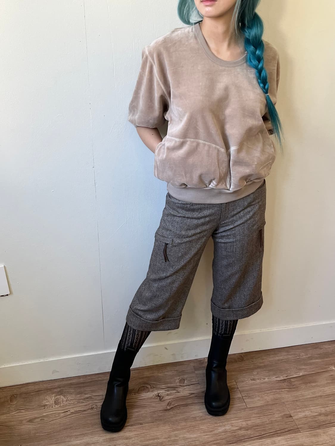 initial message 클래식 7부 팬츠 상품이미지5