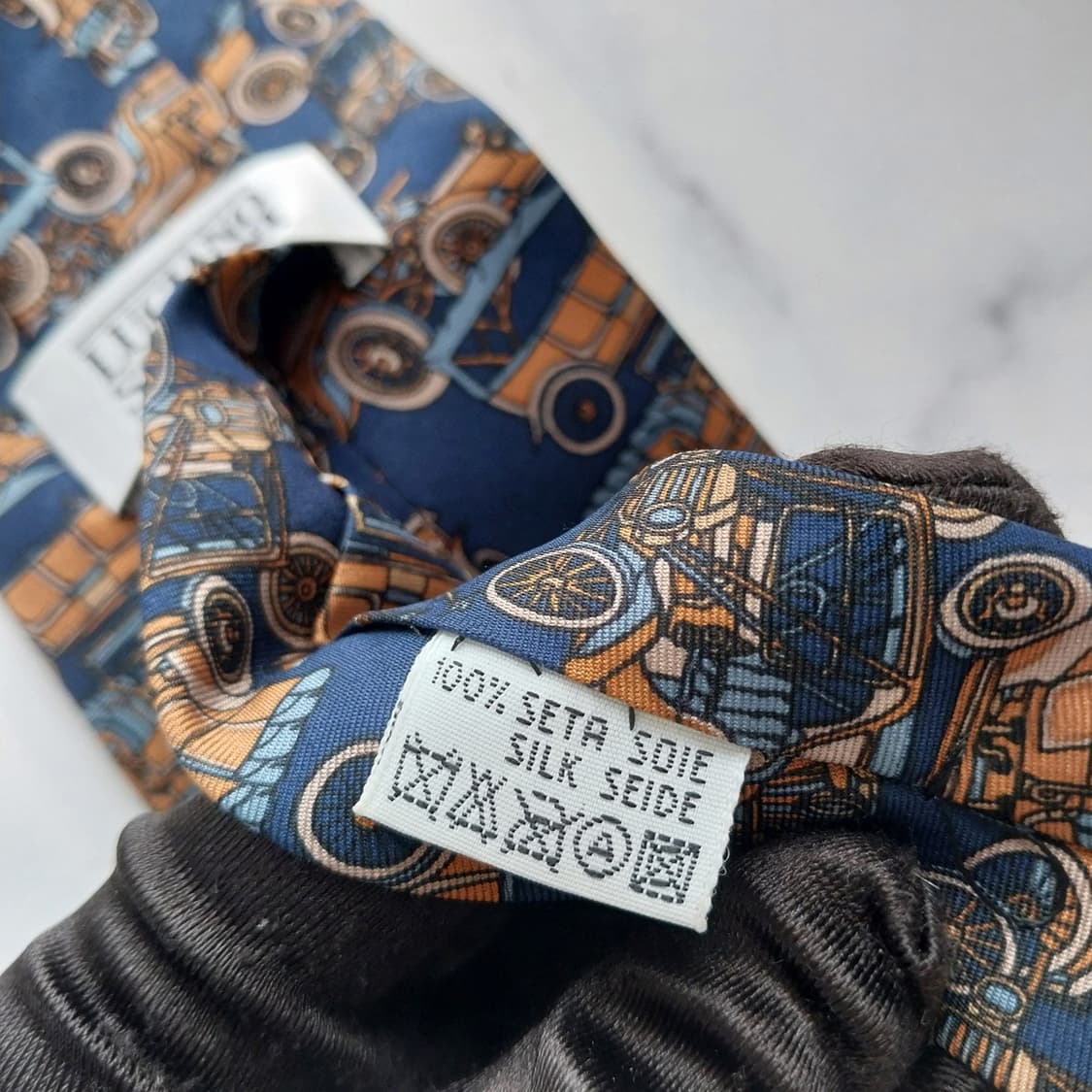 루치아노 소프라니 자동차 패턴 넥타이 9.4cm A+등급 K1764 상품이미지9