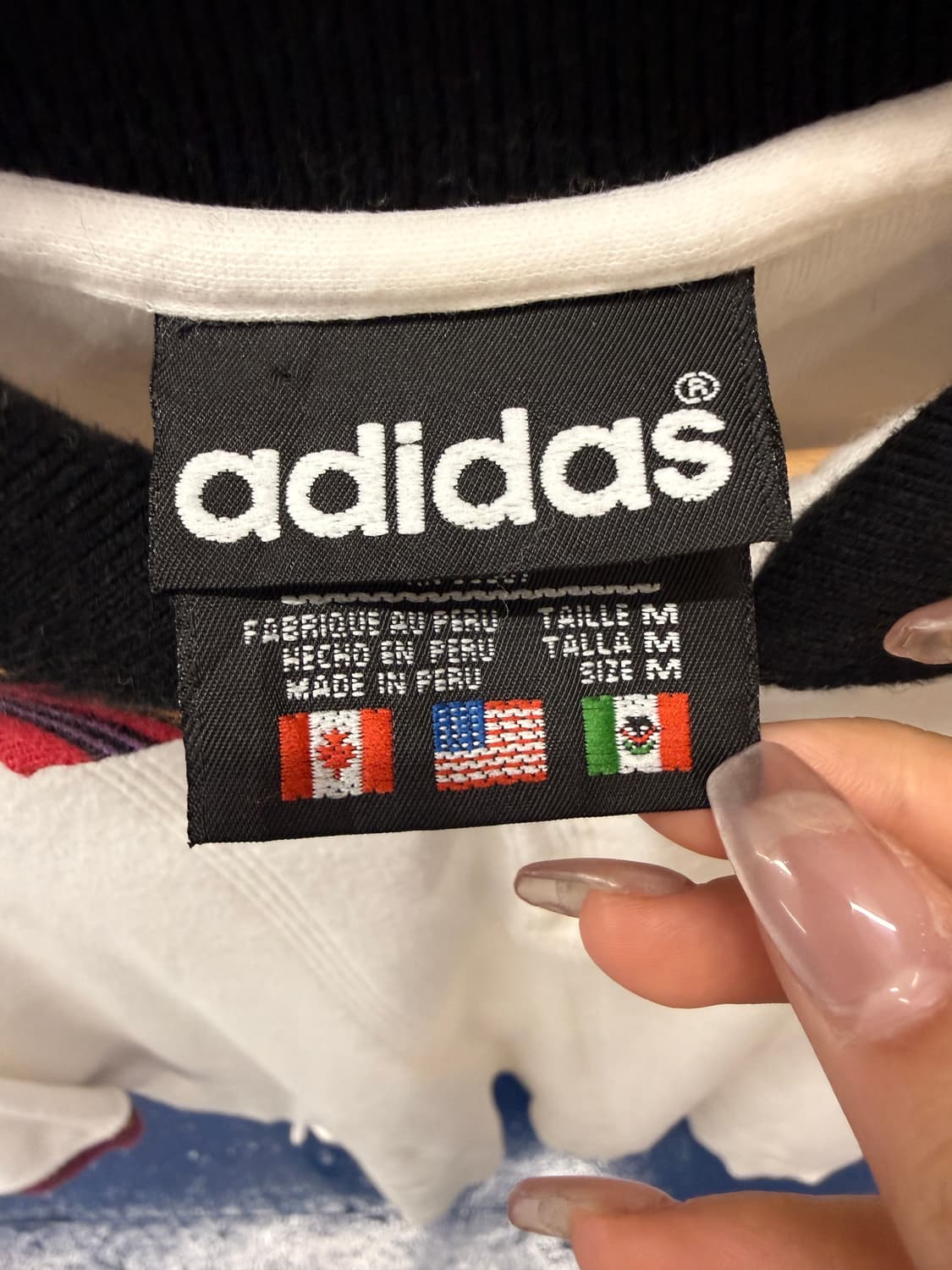 1990s Adidas 아디다스 카라 반팔티  상품이미지5
