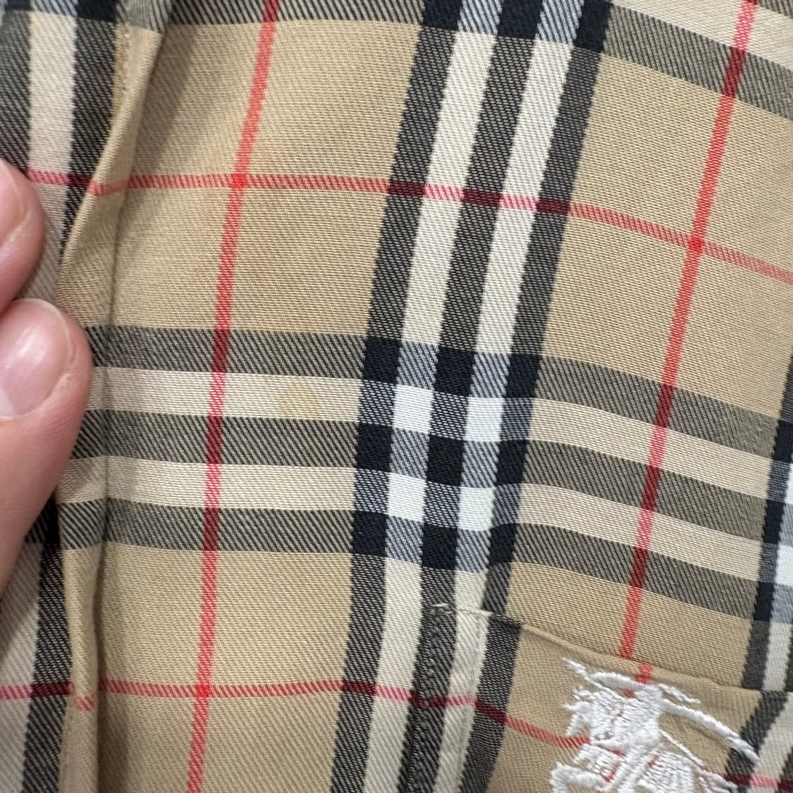 버버리 클래식 노바 체크 셔츠 상품이미지5