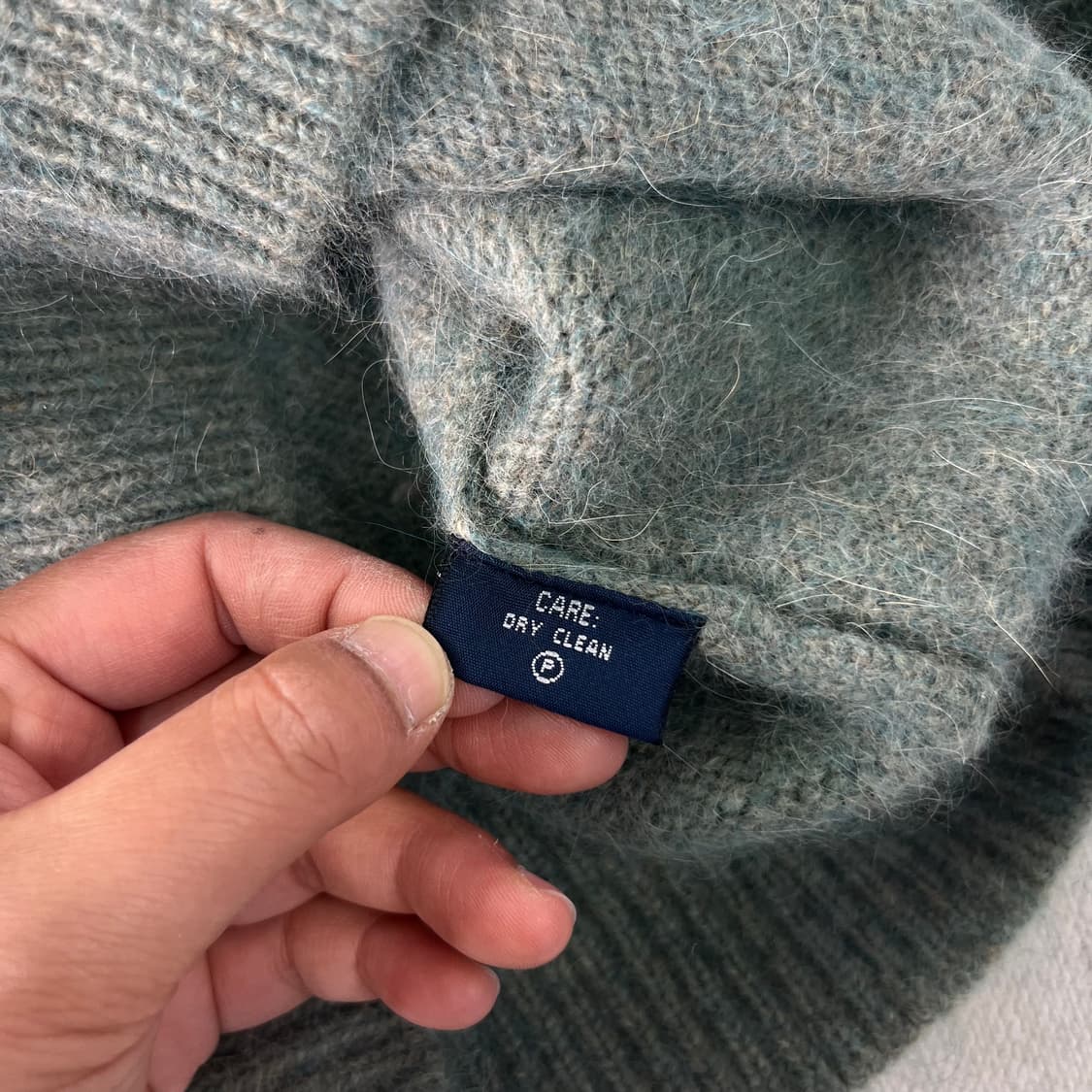 W 95 폴로랄프로렌 앙고라 페어 아일 쇼트 슬리브 가디건 상품이미지5