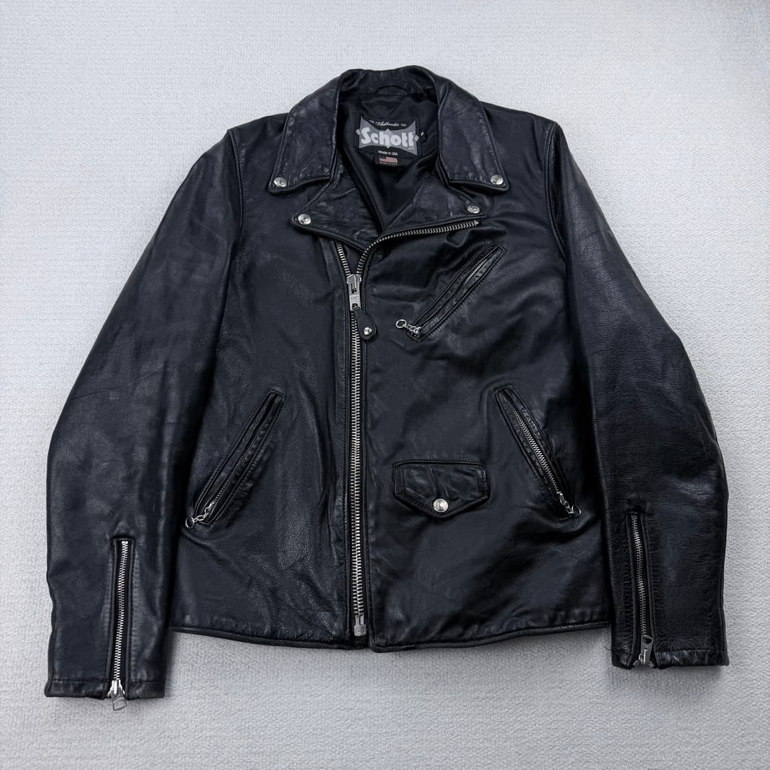Schott 쇼트 626 레더 자켓 상품이미지1
