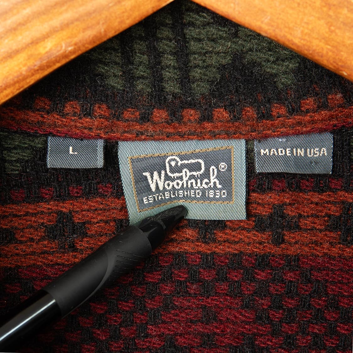 [115] 80s~ 울리치 아즈텍 / 나바호 패턴 울 자켓  상품이미지5