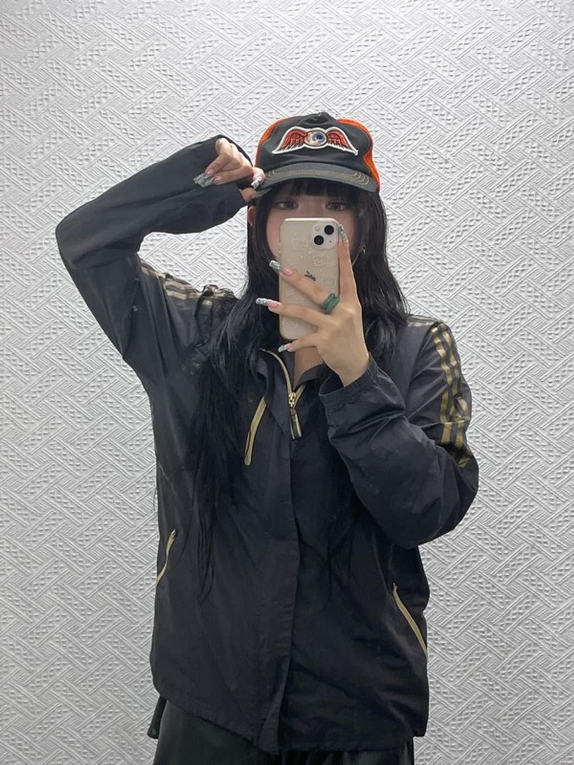 본 더치 스트릿 펑크 그로테스트 자수 메쉬 볼캡 C12644 상품이미지2