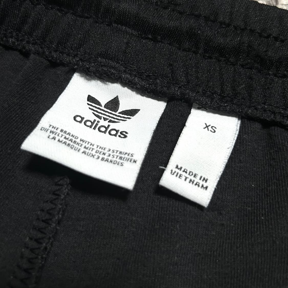 [XS] adidas 아디다스 우먼즈 검/흰 트레이닝 팬츠 상품이미지5