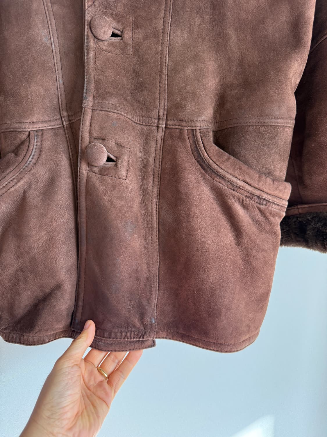 Pre owned 리얼 무스탕 상품이미지6