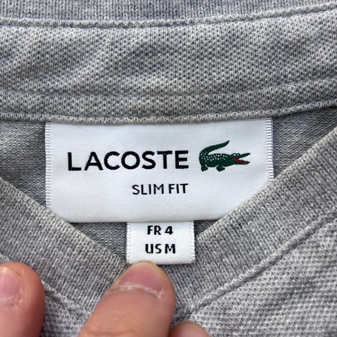 M 라코스테 슬림핏 반팔 티셔츠 0408E2 상품이미지3