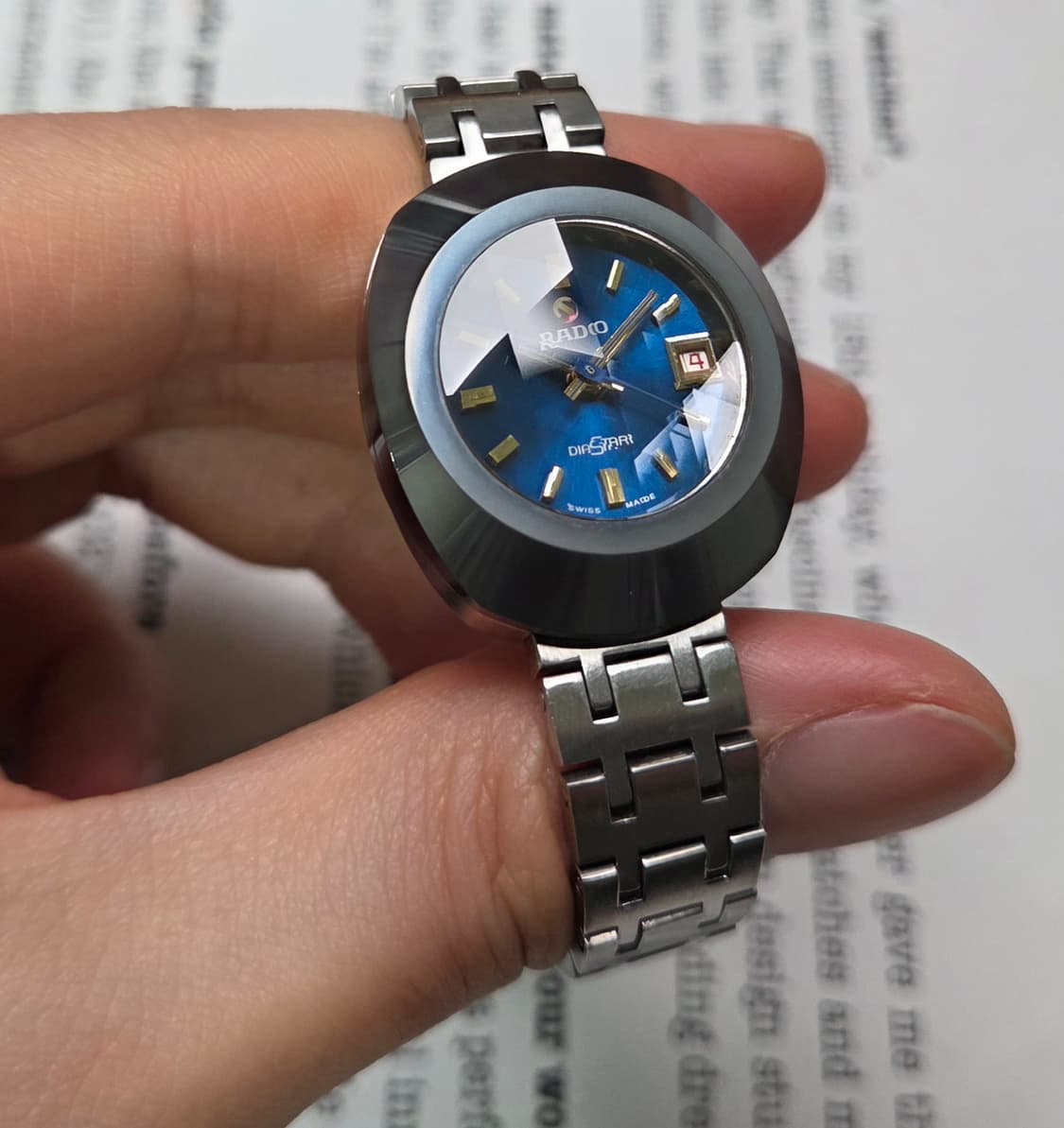 레어] 빈티지 라도 다이아스타3 통세라믹 베젤 여성용 브레이슬릿 ver. 상품이미지4