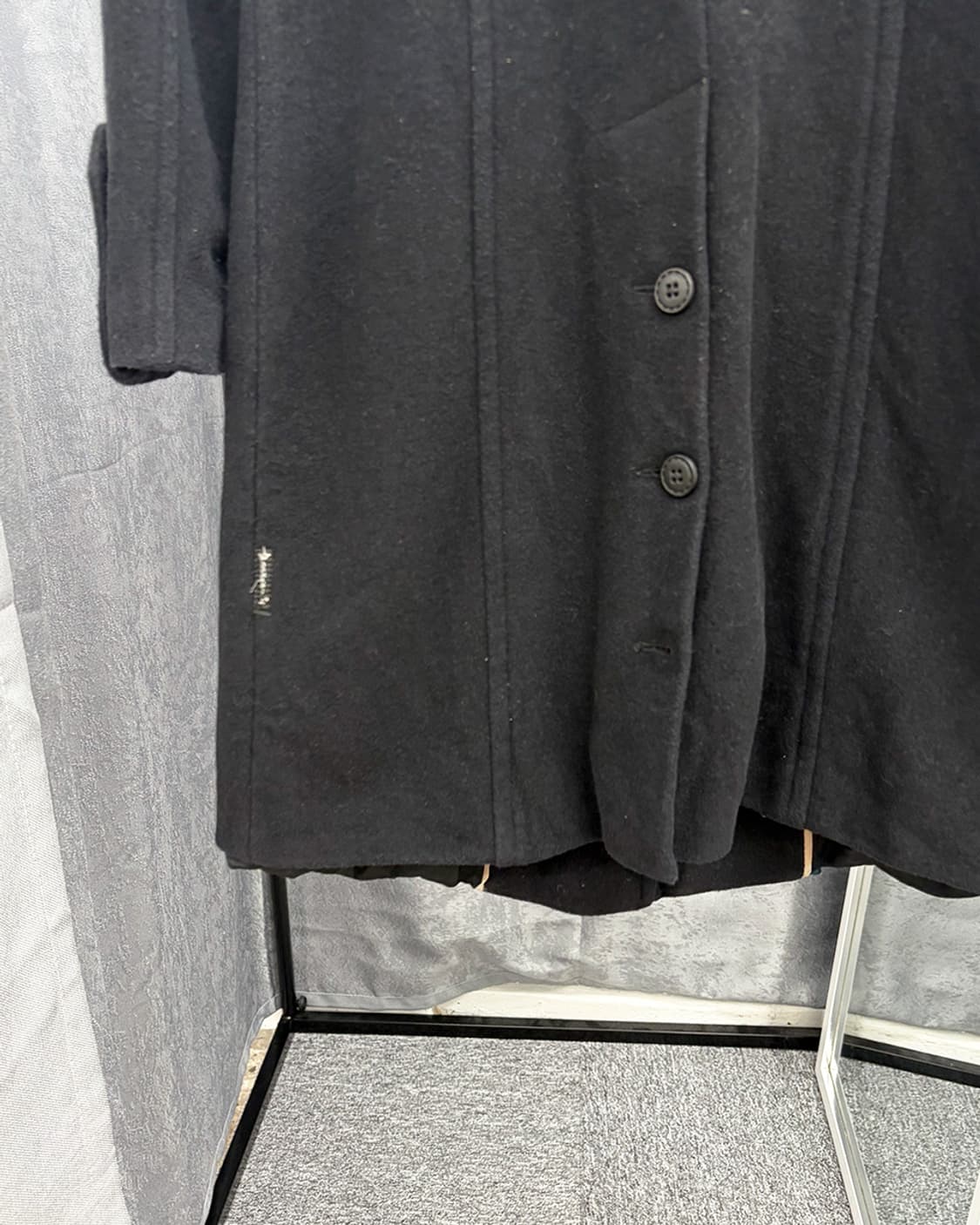 아르마니 진 하이넥 코트 상품이미지4