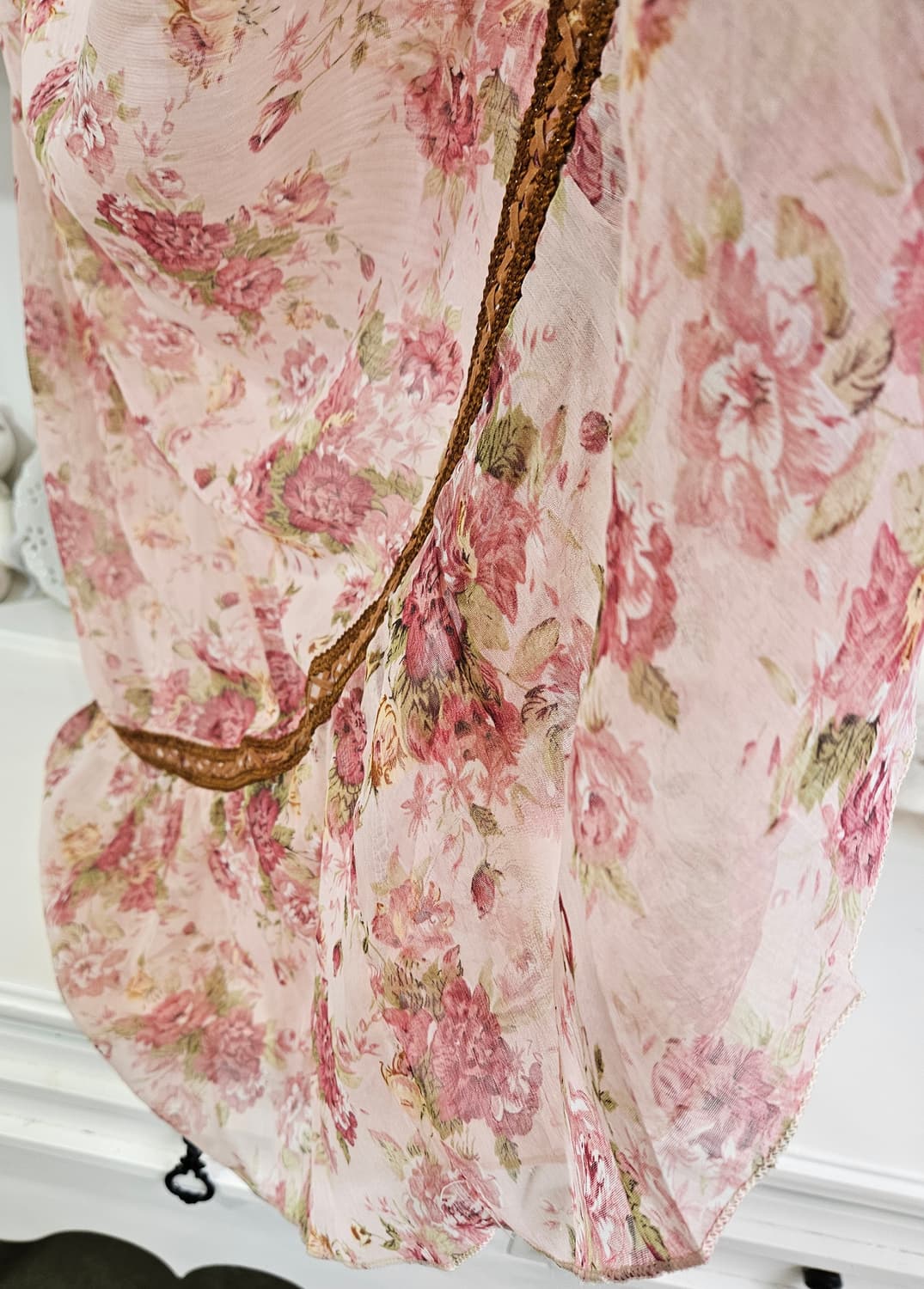 플라워 쉬폰 롱원피스 상품이미지6