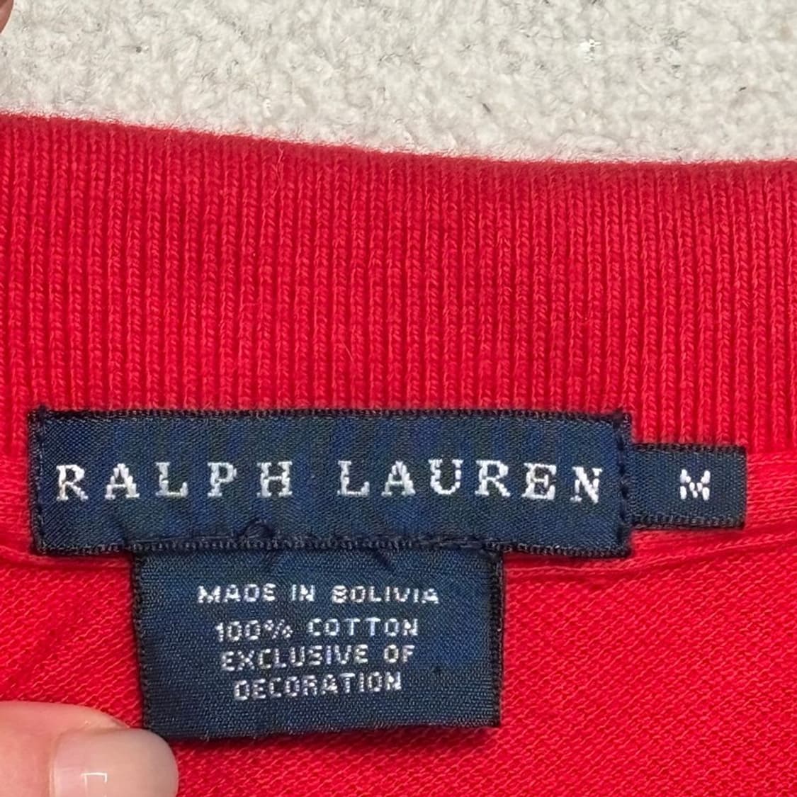 POLO RALPH LAUREN 빅포니 원피스 레드 M 상품이미지4