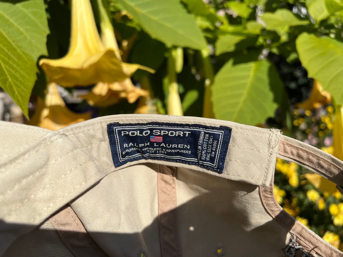 [POLO vintage] 90s Polo sport 베어 로고 캡 상품이미지4