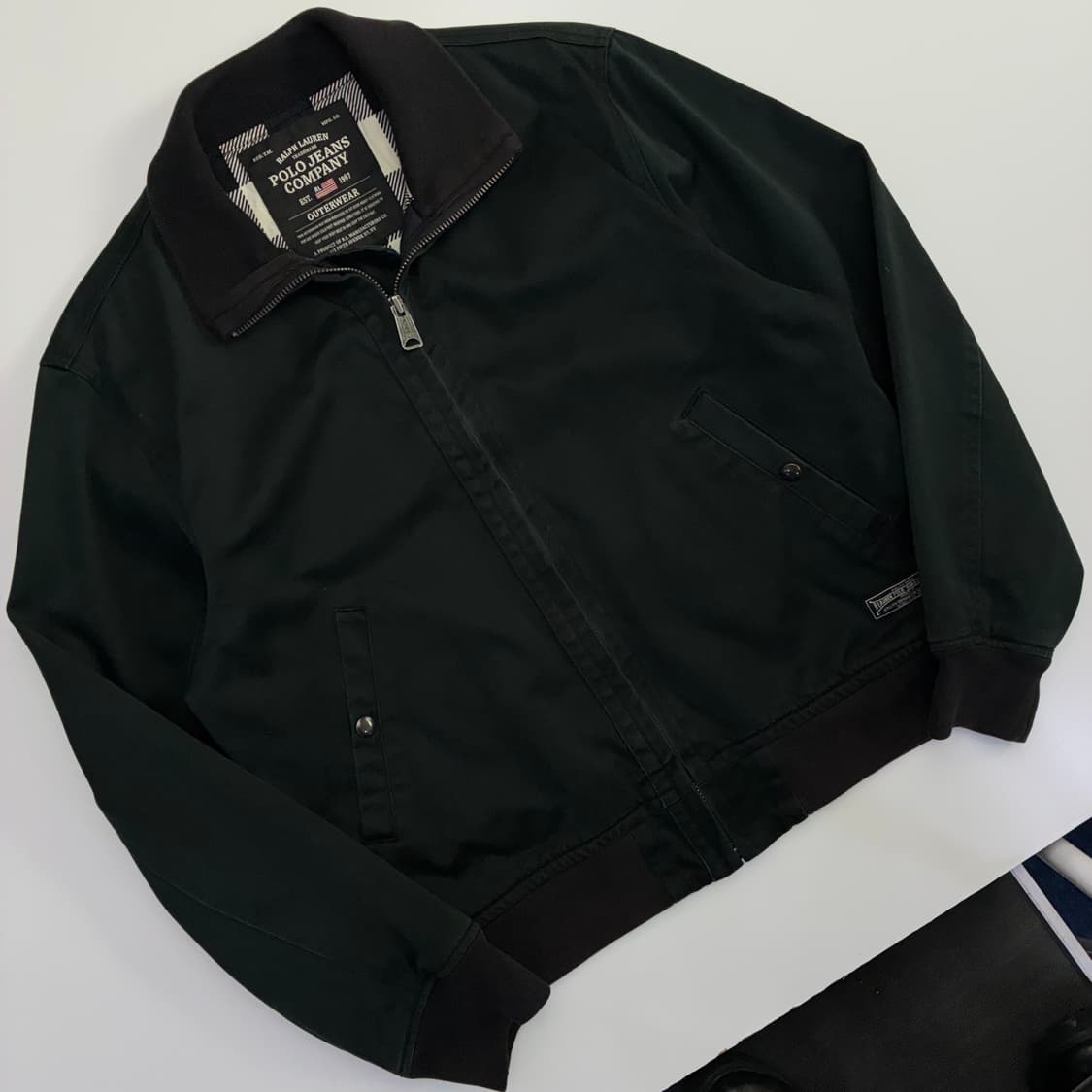 Polo jeans 폴로 진스 패치 로고 해링턴 자켓 상품이미지3