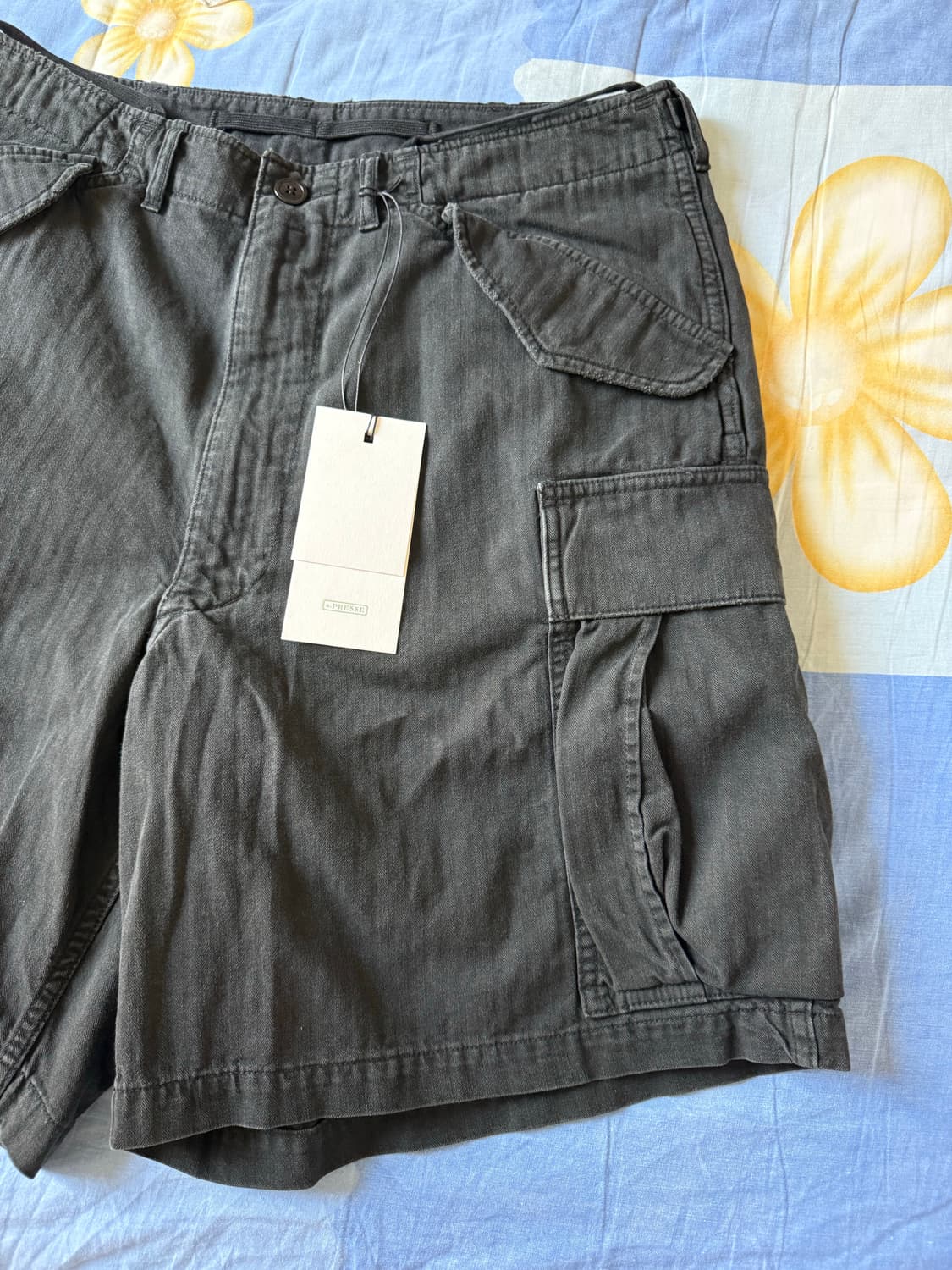 아프레쎄 26ss m51 shorts 쇼츠 반바지 블랙 a.presse 상품이미지4