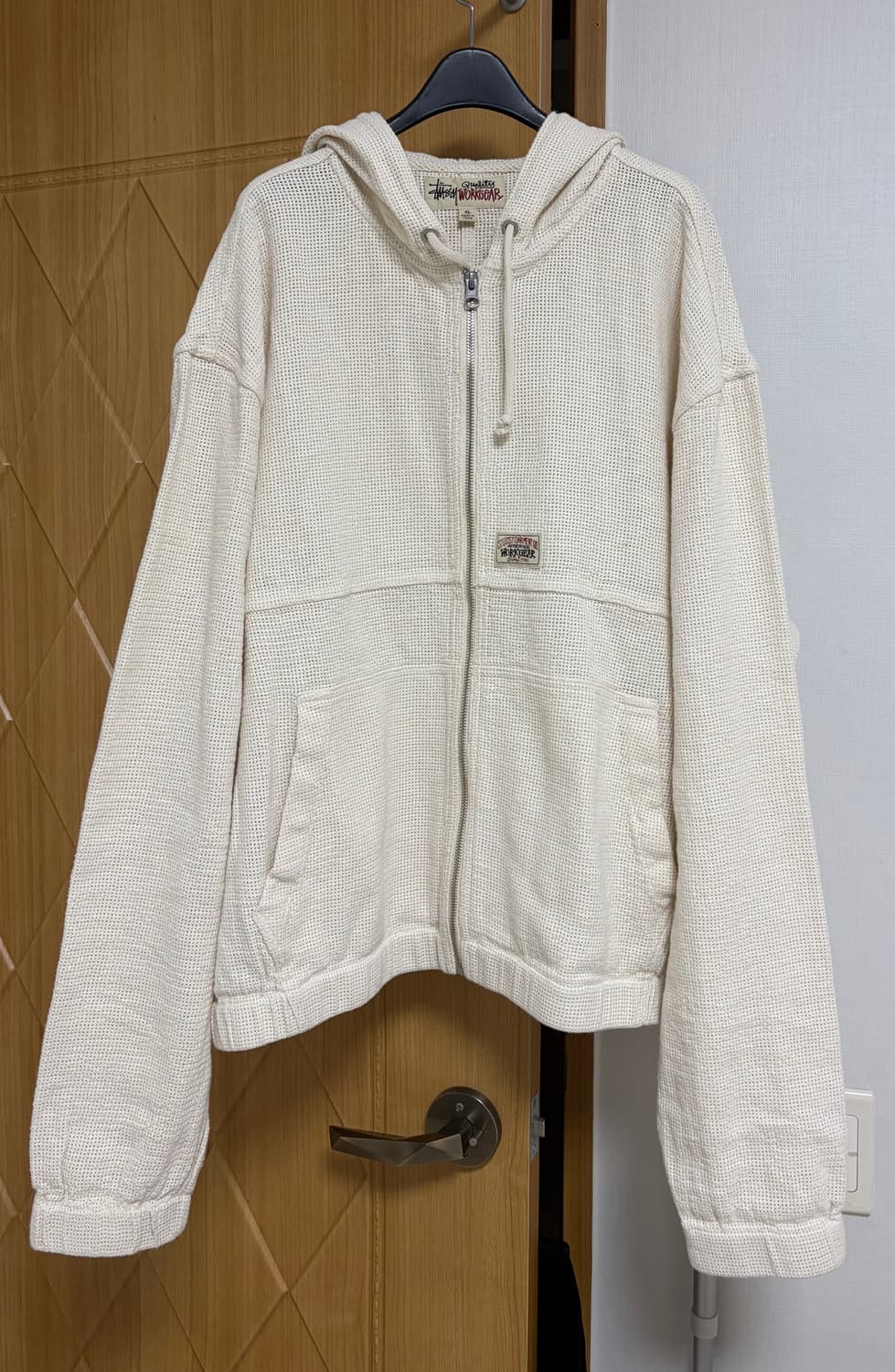 스투시 코튼 메쉬 워크 자켓 본 XL 한번착용 상품이미지5