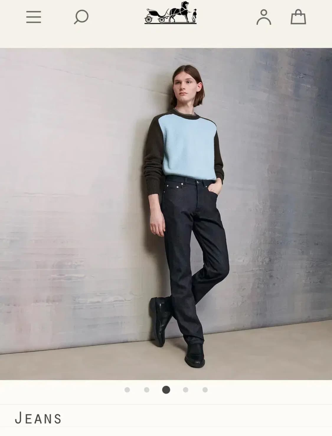 에르메스 셀비지 데님팬츠(코튼)46사이즈(국내30-31 사이즈) 상품이미지1