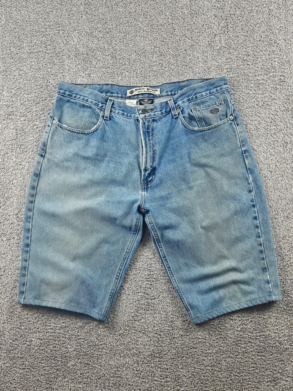 할리데이비슨 바이커 데님 쇼츠 반바지 ( 38" ) / 11350 상품이미지1